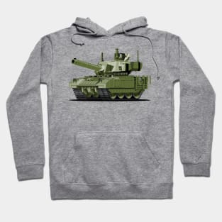 Cartoon modern armored tank Hoodie